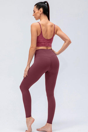 Comfy Fit Active Wide Waistband Leggings - MXSTUDIO.COM