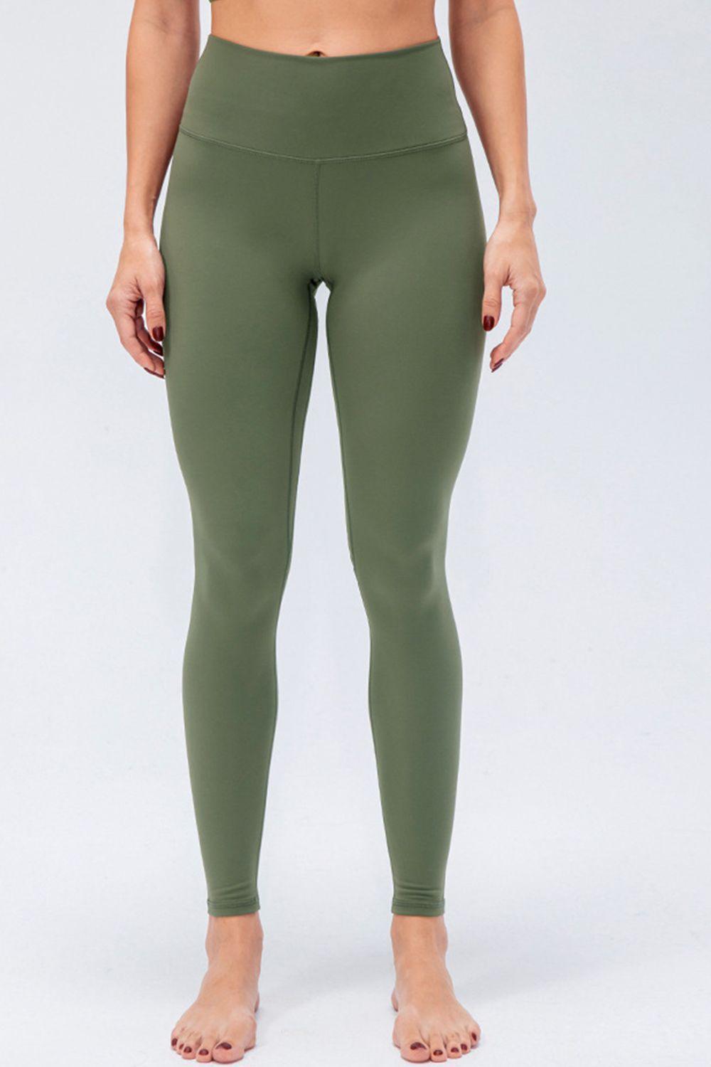 Comfy Fit Active Wide Waistband Leggings - MXSTUDIO.COM
