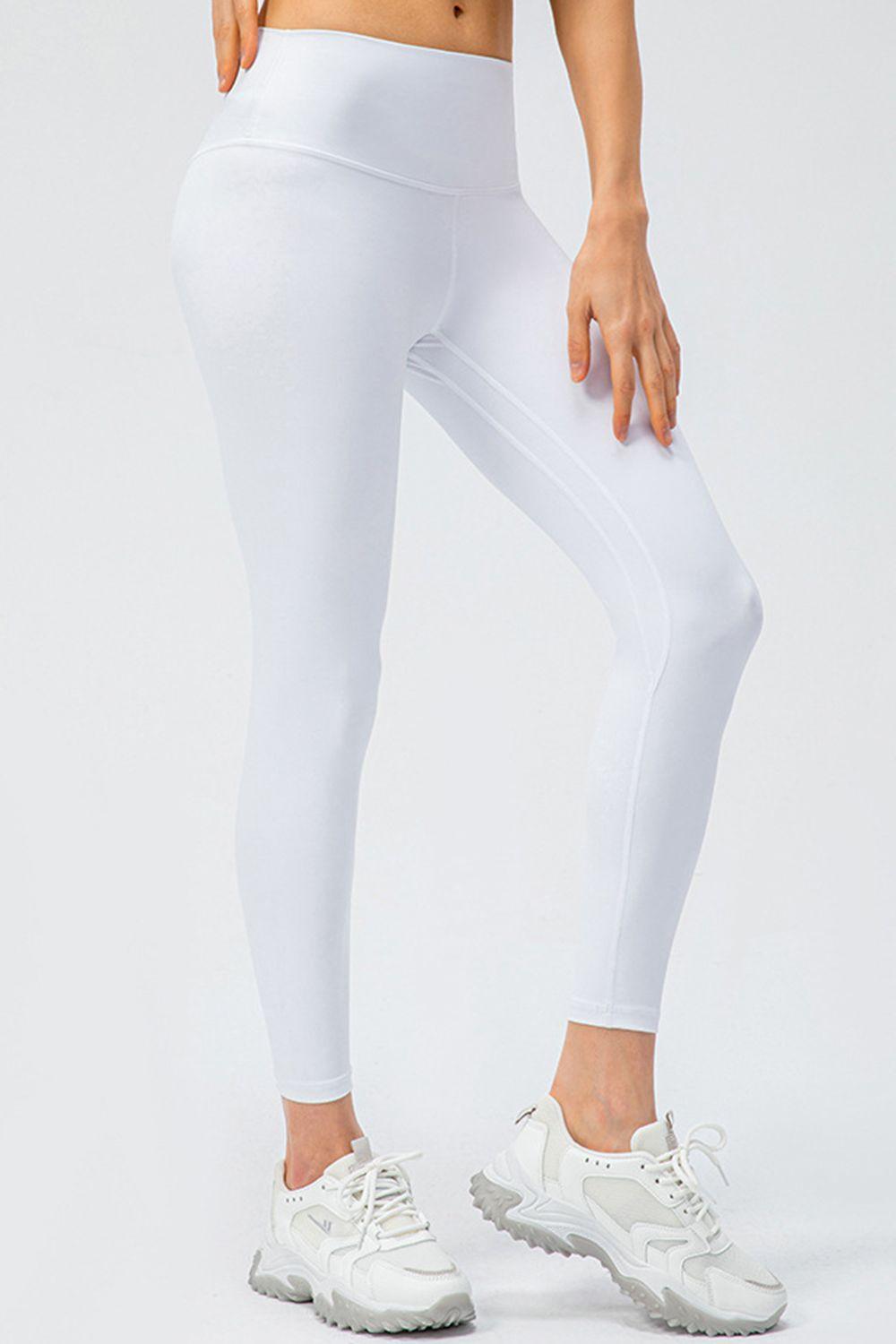 Comfy Fit Active Wide Waistband Leggings - MXSTUDIO.COM