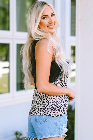 Conquer The Hot Days Notch Neck Tank Top - MXSTUDIO.COM