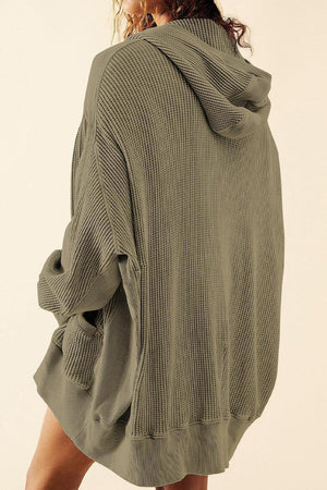 Cozy Everyday Hooded Zip Up Jacket - MXSTUDIO.COM