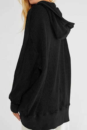 Cozy Everyday Hooded Zip Up Jacket - MXSTUDIO.COM