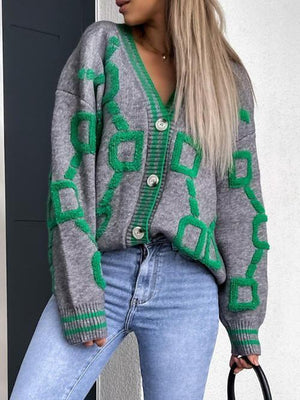 Cozy In Style Button Down Cardigan-MXSTUDIO.COM