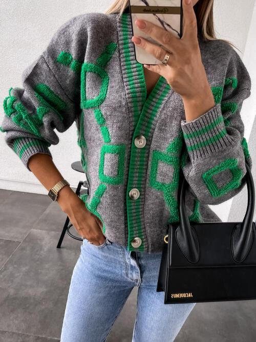 Cozy In Style Button Down Cardigan-MXSTUDIO.COM
