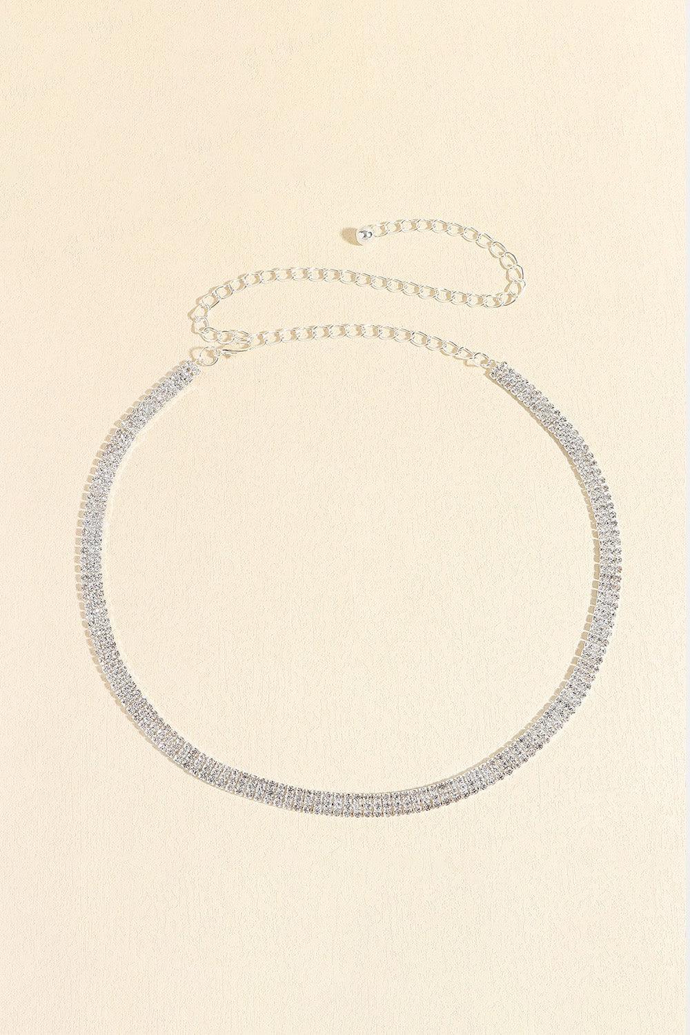 Daily Sparkle Rhinestone Chain Belt - MXSTUDIO.COM