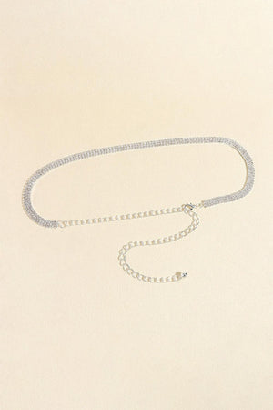 Daily Sparkle Rhinestone Chain Belt - MXSTUDIO.COM