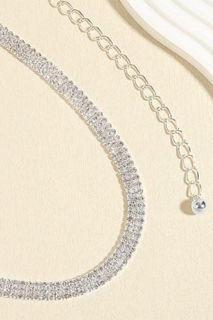 Daily Sparkle Rhinestone Chain Belt - MXSTUDIO.COM
