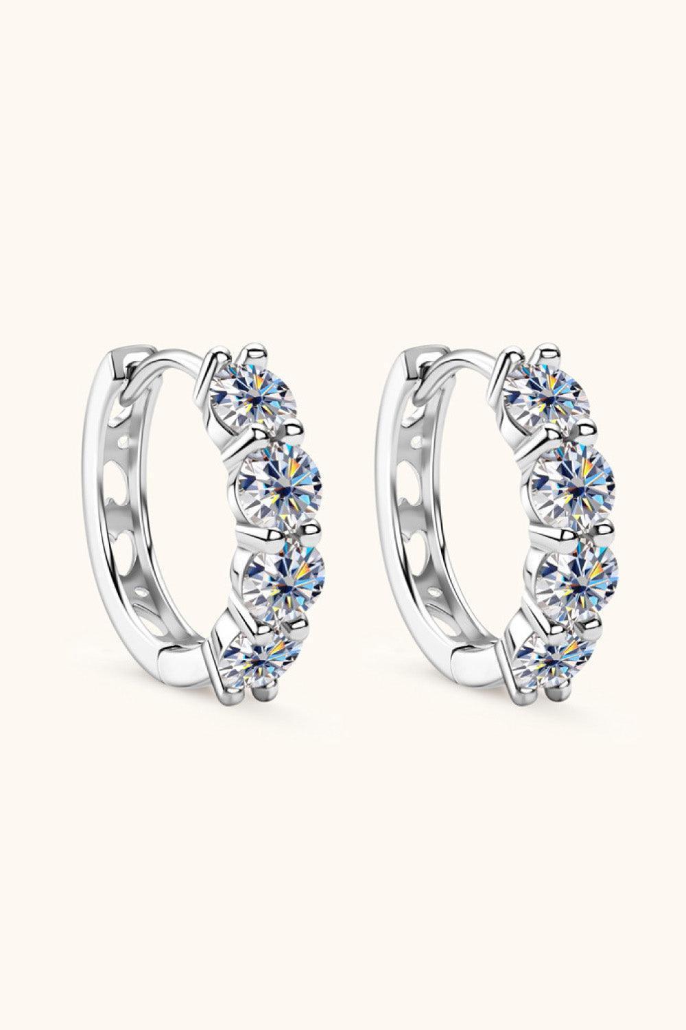 Dedicated 2.4 Carat Moissanite Earrings - MXSTUDIO.COM