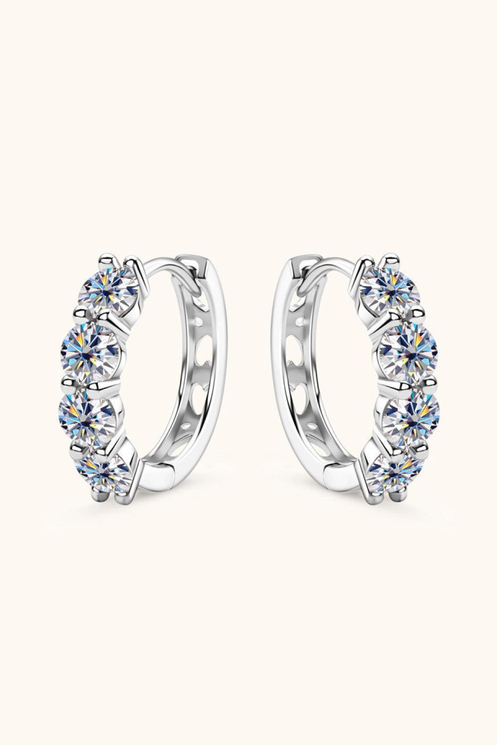 Dedicated 2.4 Carat Moissanite Earrings - MXSTUDIO.COM