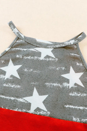 Dedicated Crew Neck Stars and Stripes Tank Top - MXSTUDIO.COM