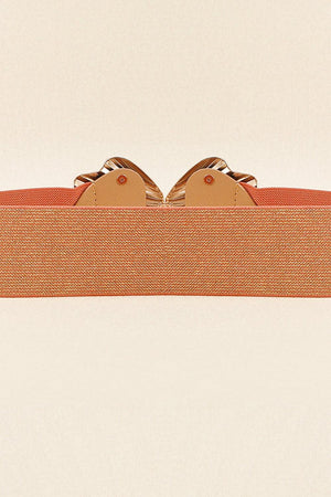 Deluxe Zinc Alloy Buckle Wide Stretch Waist Belt - MXSTUDIO.COM