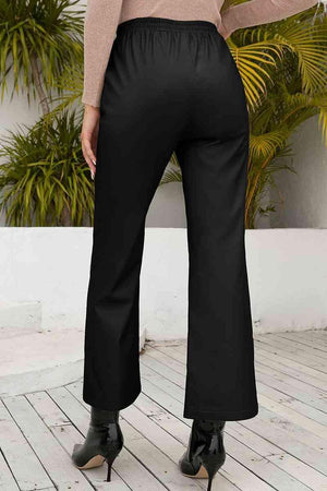 Drawstring Waist Wide Leg Women's Casual Pants - MXSTUDIO.COM