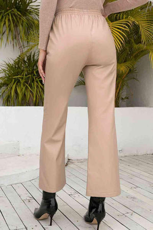 Drawstring Waist Wide Leg Women's Casual Pants - MXSTUDIO.COM