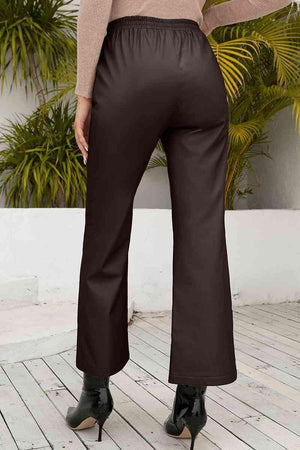 Drawstring Waist Wide Leg Women's Casual Pants - MXSTUDIO.COM