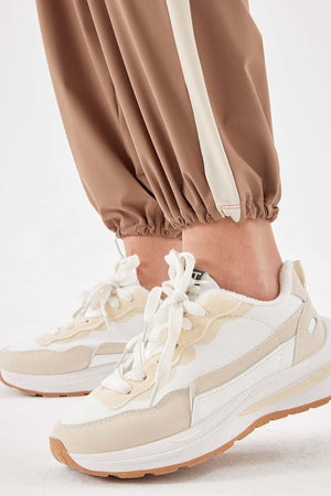 Dynamic Spandex Side Striped Pants - MXSTUDIO.COM