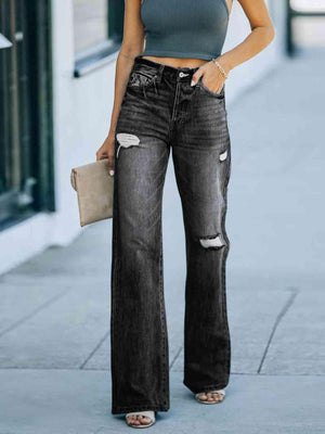 Easy Saturday High Waist Wide Leg Jeans - MXSTUDIO.COM