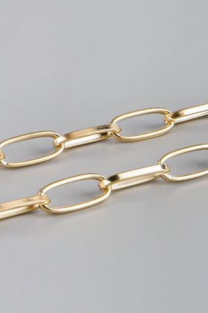 Empower Me Women's Iron Gold Chain Belt - MXSTUDIO.COM