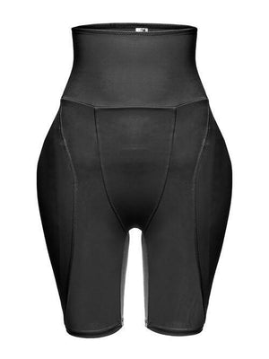 a women's black shorts with a high waist