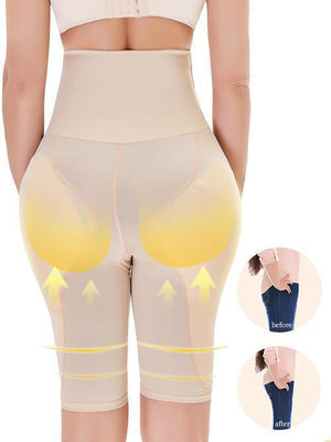 a woman wearing a high waist shaper