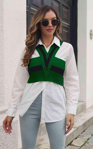 Enviable Cutie Sleeveless Knit Cropped Top - MXSTUDIO.COM