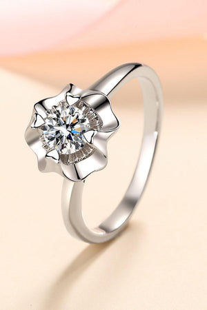 Essence Of Love Sterling Silver Moissanite Ring - MXSTUDIO.COM