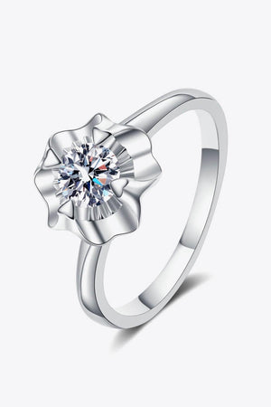 Essence Of Love Sterling Silver Moissanite Ring - MXSTUDIO.COM