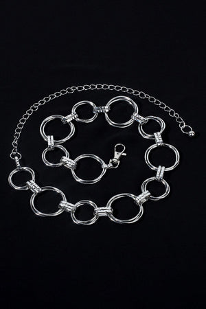 Everlasting And Extravagant Circle Chain Belt - MXSTUDIO.COM