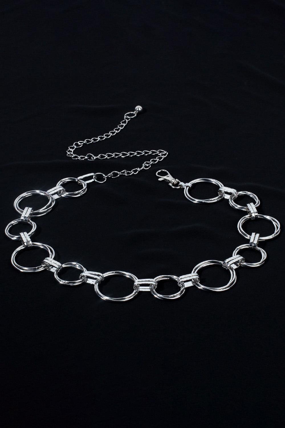 Everlasting And Extravagant Circle Chain Belt - MXSTUDIO.COM