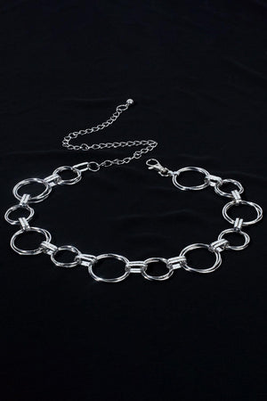 Everlasting And Extravagant Circle Chain Belt - MXSTUDIO.COM
