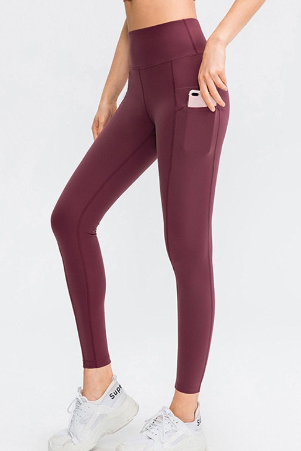 Everyday Comfy Sports Leggings With Pockets - MXSTUDIO.COM
