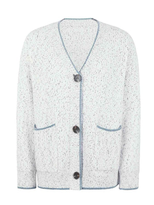 Exceptional Layer Pocketed Button Down Cardigan - MXSTUDIO.COM
