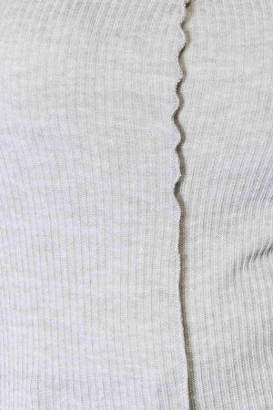 Exposed Seam Drawstring Color Block Hoodie-MXSTUDIO.COM