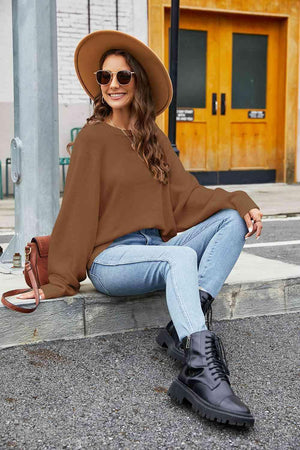 Fall Embrace Long Sleeve Knit Sweater - MXSTUDIO.COM