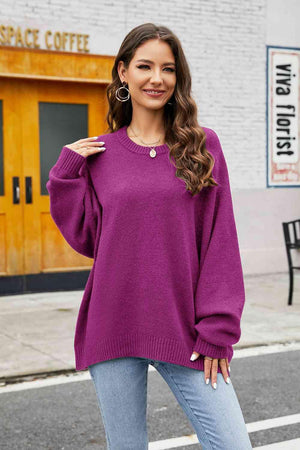 Fall Embrace Long Sleeve Knit Sweater - MXSTUDIO.COM