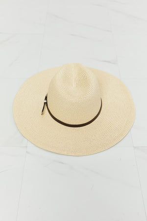 Fame Relaxed Summer Straw Wide Brim Fedora Hat - MXSTUDIO.COM