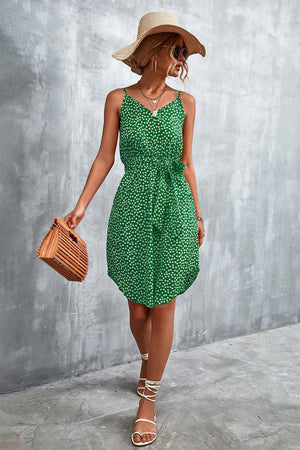 Fashion And Ease Spaghetti Strap Mini Dress - MXSTUDIO.COM