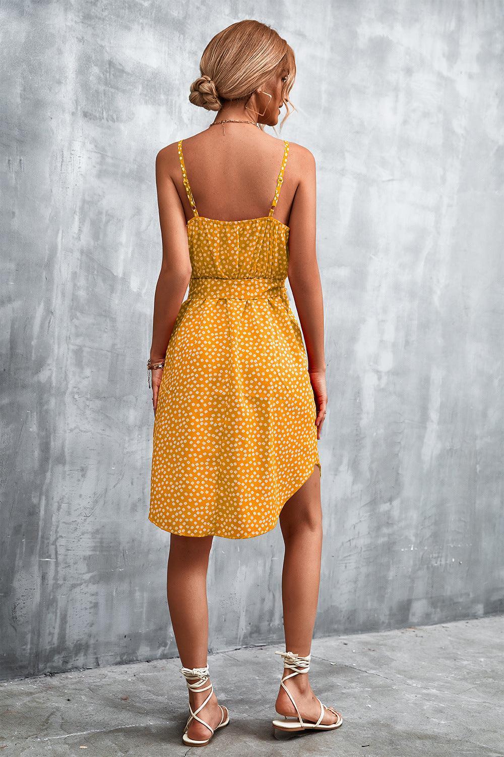 Fashion And Ease Spaghetti Strap Mini Dress - MXSTUDIO.COM