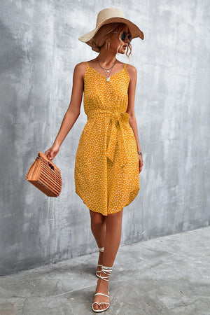 Fashion And Ease Spaghetti Strap Mini Dress - MXSTUDIO.COM