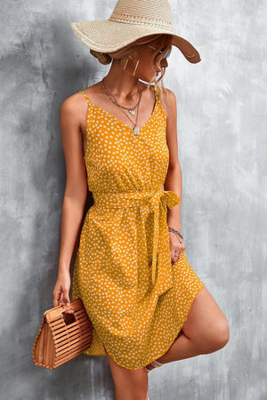 Fashion And Ease Spaghetti Strap Mini Dress - MXSTUDIO.COM