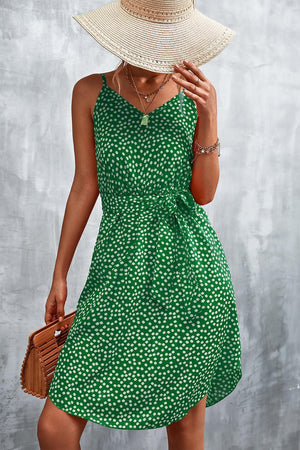 Fashion And Ease Spaghetti Strap Mini Dress - MXSTUDIO.COM