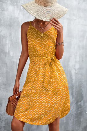 Fashion And Ease Spaghetti Strap Mini Dress - MXSTUDIO.COM