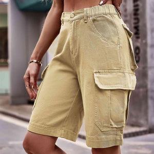 Fashion And Function Denim Cargo Shorts - MXSTUDIO.COM