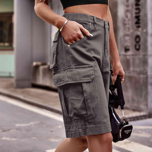Fashion And Function Denim Cargo Shorts - MXSTUDIO.COM