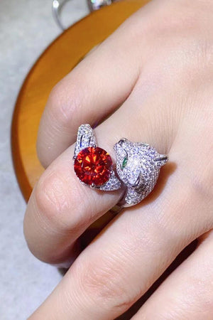 Fashion Animal Band 2 Carat Moissanite Ring - MXSTUDIO.COM
