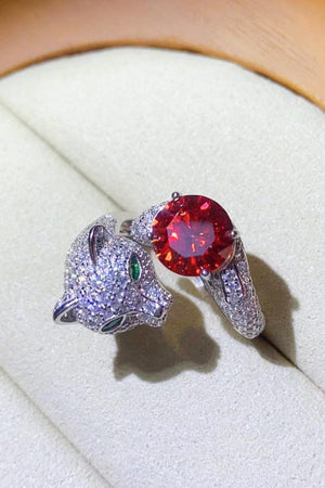 Fashion Animal Band 2 Carat Moissanite Ring - MXSTUDIO.COM