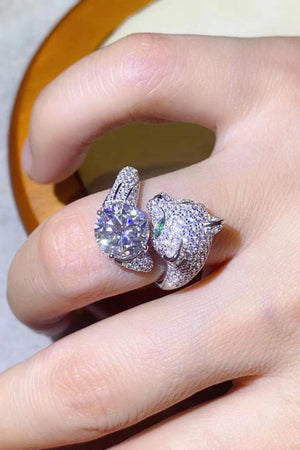 Fashion Animal Band 2 Carat Moissanite Ring - MXSTUDIO.COM