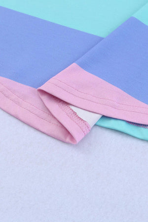 Feel The Summer Air Crew Neck Striped Tank Top - MXSTUDIO.COM