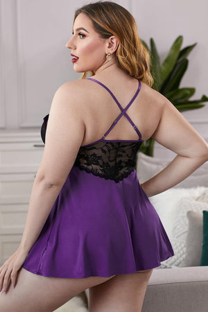 Fit Your Curve Plus Size Chemise - MXSTUDIO.COM