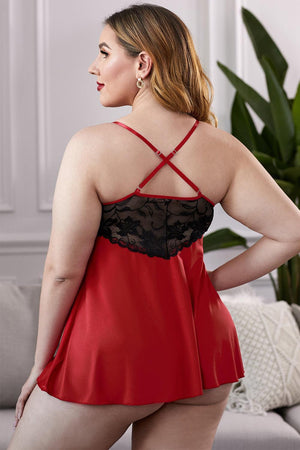 Fit Your Curve Plus Size Chemise - MXSTUDIO.COM