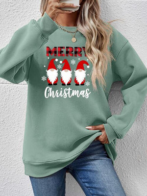 Focus Grabber Long Sleeve Merry Christmas Sweatshirt-MXSTUDIO.COM